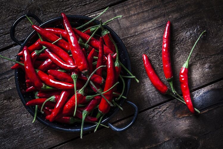 chili paprika a potencia növelésére